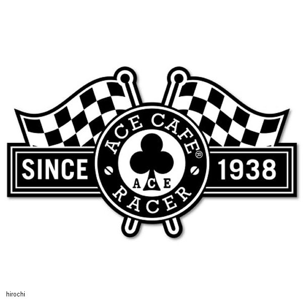 デカール ACE CAFE LONDON Racer フラッグ 93×55mm