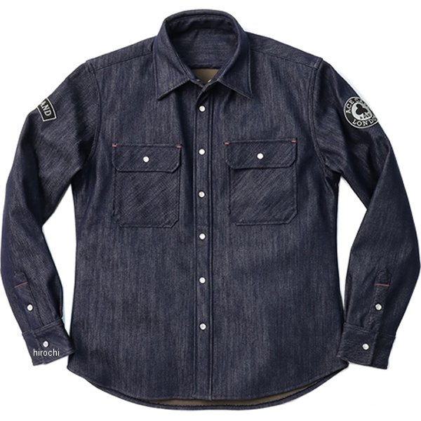 秋冬モデル ウインドブロックウォームシャツ デニム Mサイズ