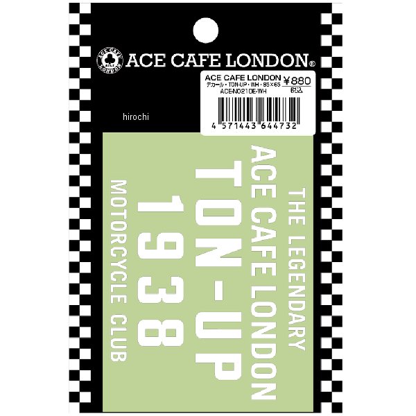 デカール TON-UP 白