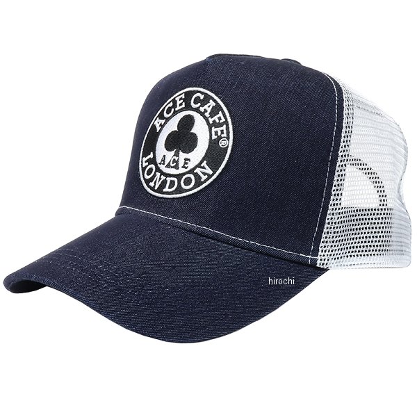 デニムメッシュキャップ CIRCLE デニム/白