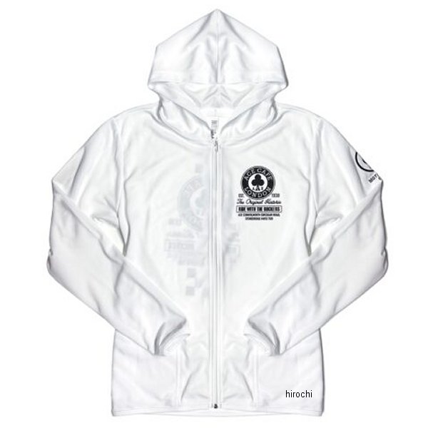 2025年春夏モデル DRYフーディ ヒストリック サークル 白 Lサイズ