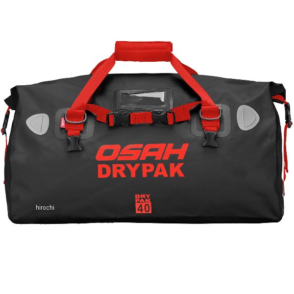 ユニバーサル ドリフト ダッフルバッグ 40L 黒/赤