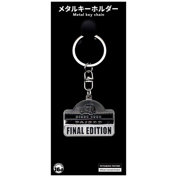ジュウロクホウイ 三菱 PAJERO ファイナルエディション PRロゴ メタルキーホルダー