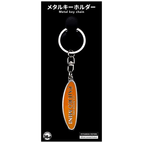 ジュウロクホウイ 三菱 PAJERO ミニ エンブレム メタルキーホルダー