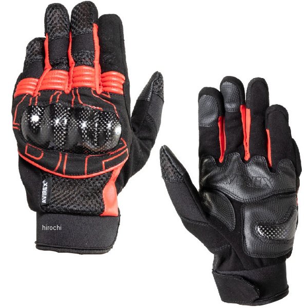 エアメッシュプロテクトグローブ 赤 Mサイズ