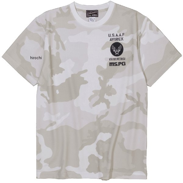 Tシャツ QUICK DRY カモフラージュ 白 Mサイズ