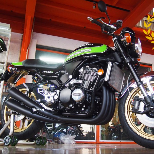 フルエキゾースト 4本マフラー ストリート4 JMCA公認 Z900RS 黒
