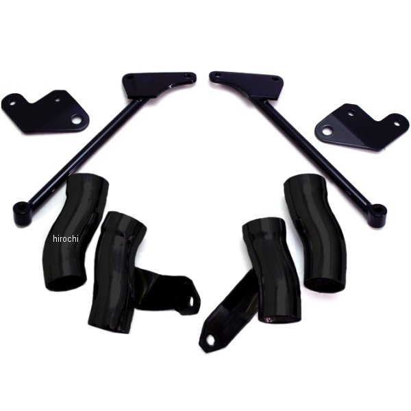 ドレミコレクション 4本マフラー用 アップタイプ延長パイプセット Z900RS ブラック