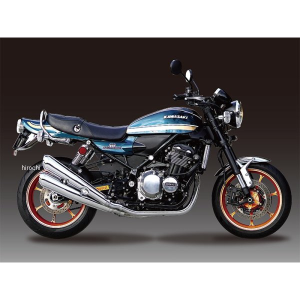 ドレミコレクション 4本エキゾーストマフラー レーシング4 アップタイプ延長パイプセット Z900RS メッキ
