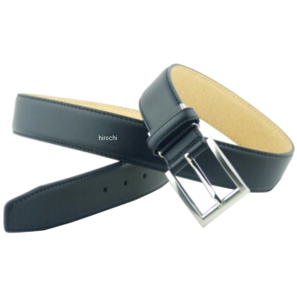 AK-342 KOMINE インストラクタープレミアムレザーベルト 黒 125cm