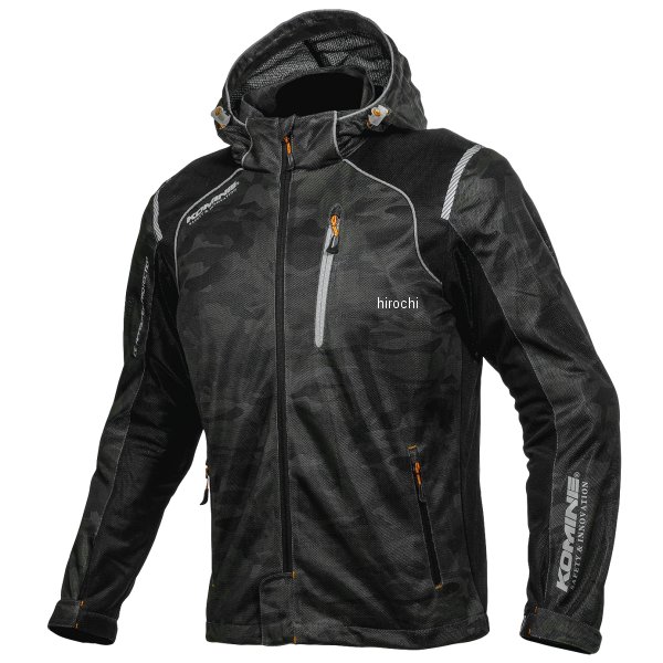 春夏モデル プロテクトフルメッシュパーカー カモ/黒 3XLサイズ