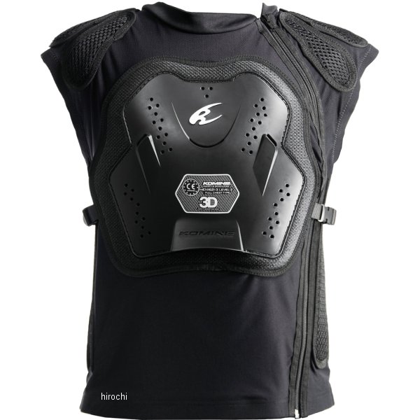 SK-821 KOMINE CEレベル2 ボディアーマードベスト 黒 Mサイズ