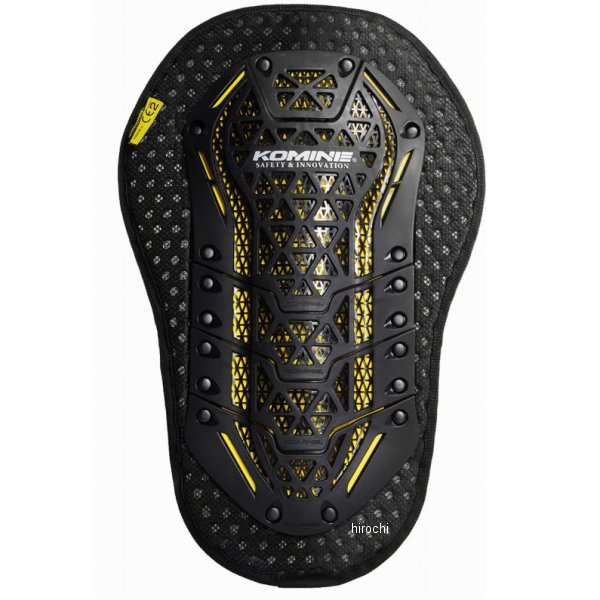 SK-829 KOMINE CEレベル2 バックインナープロテクター 黒 Mサイズ