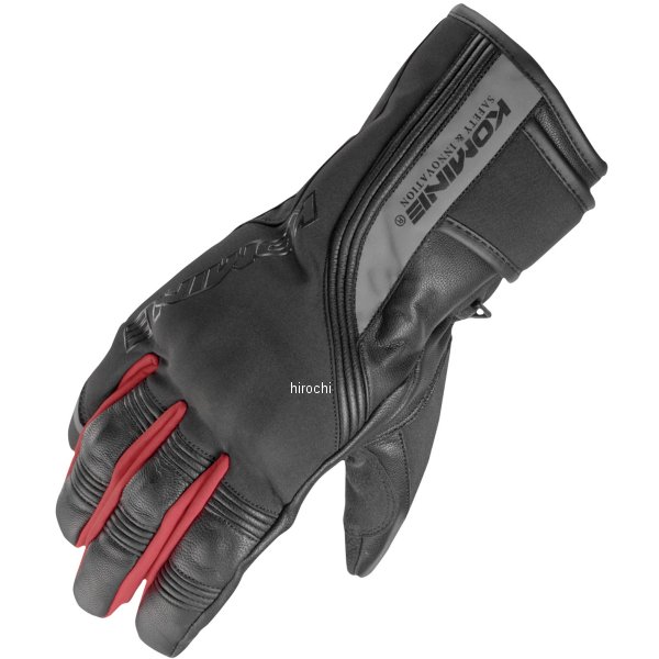 秋冬モデル プロテクトツーリングウィンターグローブ 黒/赤 Sサイズ