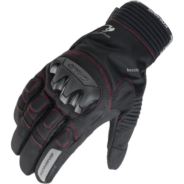 秋冬モデル プロテクトウインターグローブ 黒/赤 3XLサイズ