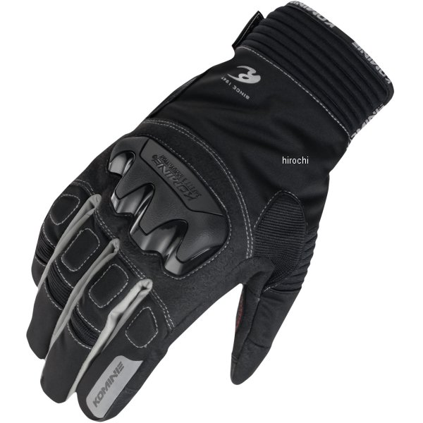 秋冬モデル プロテクトウインターグローブ 黒/シルバー XLサイズ