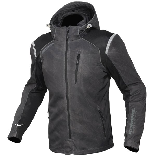 春夏モデル プロテクトフルメッシュパーカー ブラックマーブル XLサイズ