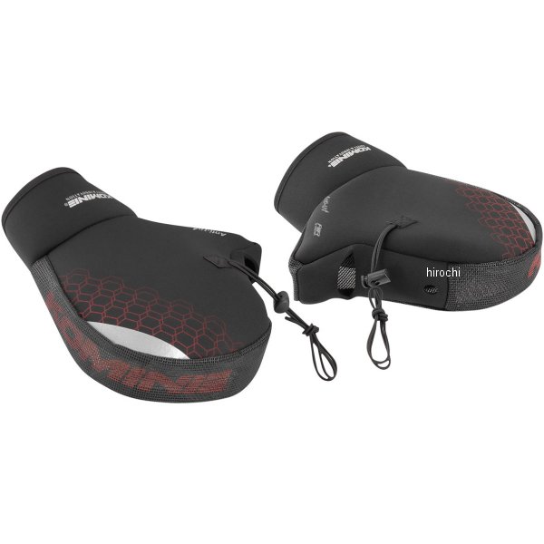 エアスルーハンドルカバー 黒/赤 フリーサイズ