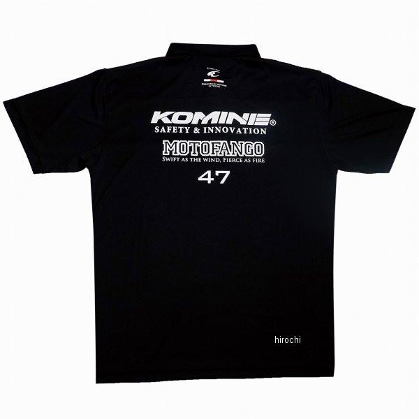 JK-401 KOMINE チームシャツ 黒 XLサイズ