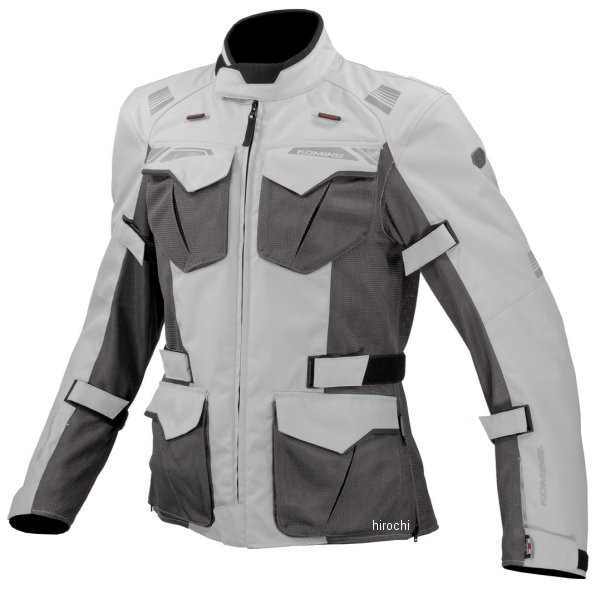 春夏モデル プロテクト メッシュアドベンチャージャケット ライトグレー 5XLBサイズ