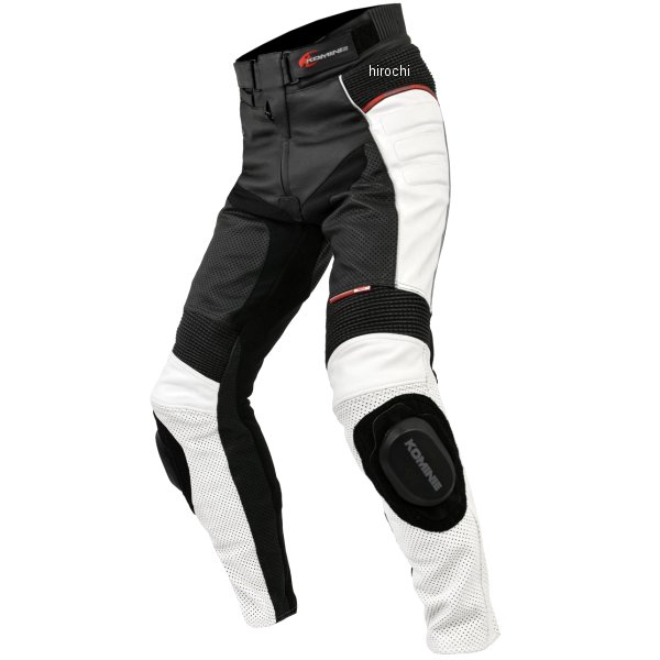 春夏モデル レザーパンツ サトゥルノ 白/黒 2XLサイズ