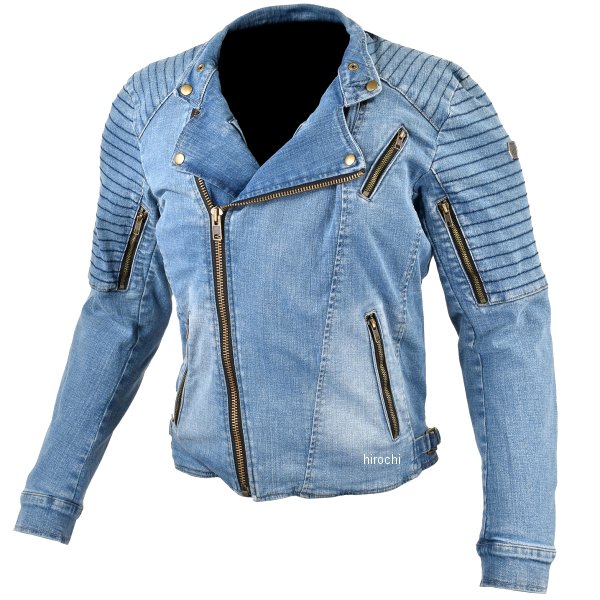 春夏モデル プロテクトデニムダブルジャケット ウォッシュドインディゴ XLサイズ