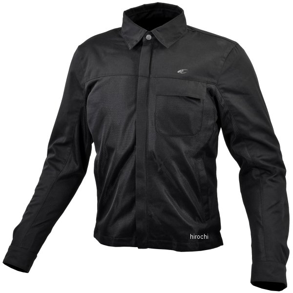 春夏モデル プロテクトメッシュライダーシャツ 黒 XLサイズ