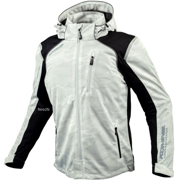 春夏モデル プロテクトフルメッシュパーカー シルバーカモ Lサイズ