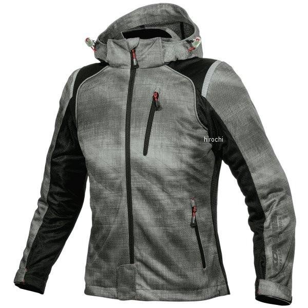 JK-135  KOMINE 春夏モデル プロテクトフルメッシュパーカー スモーク/黒 Sサイズ