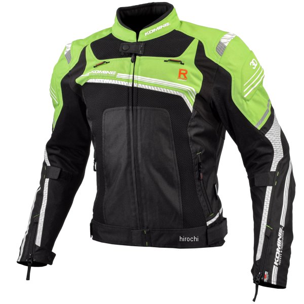 春夏モデル Rスペックメッシュジャケット ライムグリーン/黒 2XLサイズ