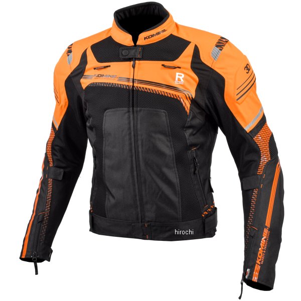 春夏モデル Rスペックメッシュジャケット オレンジ/黒 Mサイズ