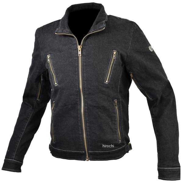 春夏モデル プロテクトデニムシングルジャケット 黒 Mサイズ