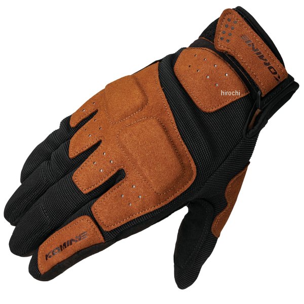 春夏モデル アーバンメッシュグローブ 茶/黒 XSサイズ