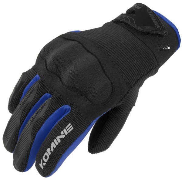 RGK-006  KOMINE プロテクトキッズメッシュグローブ 青 KLサイズ