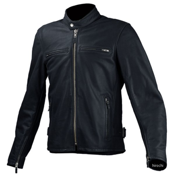 KOMINE 秋冬モデル シングルライダース レザージャケット ダークグリーン Lサイズ