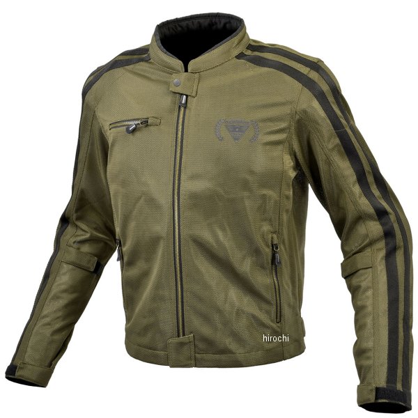 春夏モデル フルメッシュジャケット シン ネオオリーブ Sサイズ