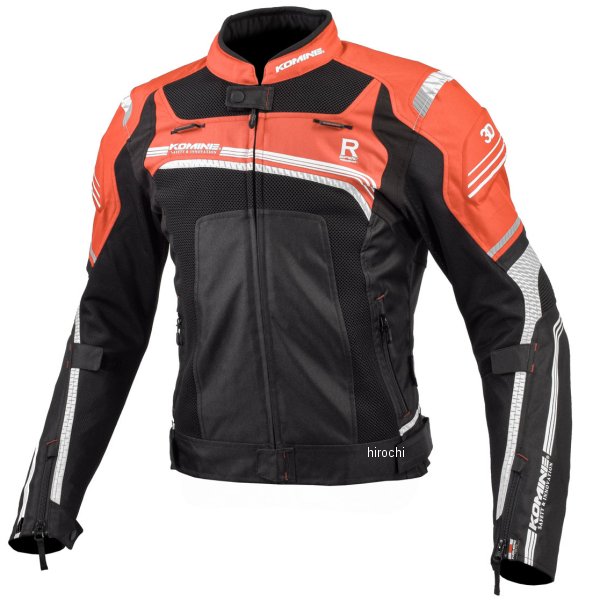 KOMINE 春夏モデル Rスペックメッシュジャケット レディース 赤/黒 WMサイズ