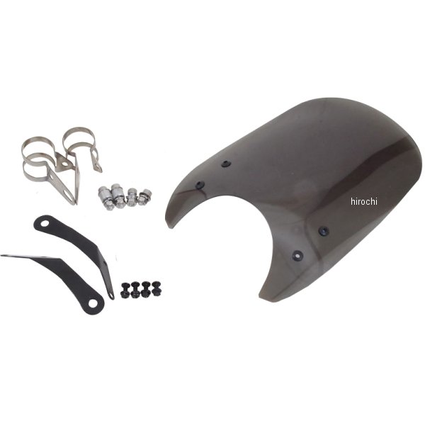 フォークマウントスクリーン ロング 00年以降 ドラッグスター250 スモーク