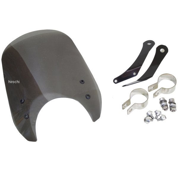 メーターバイザーエクスクルーシブ ロング 49φフォーク用 スモーク