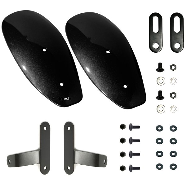 塗装ナックルガード 18年-23年 スーパーカブC125 パールシャイニングブラック