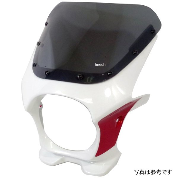 汎用ビキニカウル AERO パールサンビームホワイト×キャンディーアルカディアンレッド/クリア