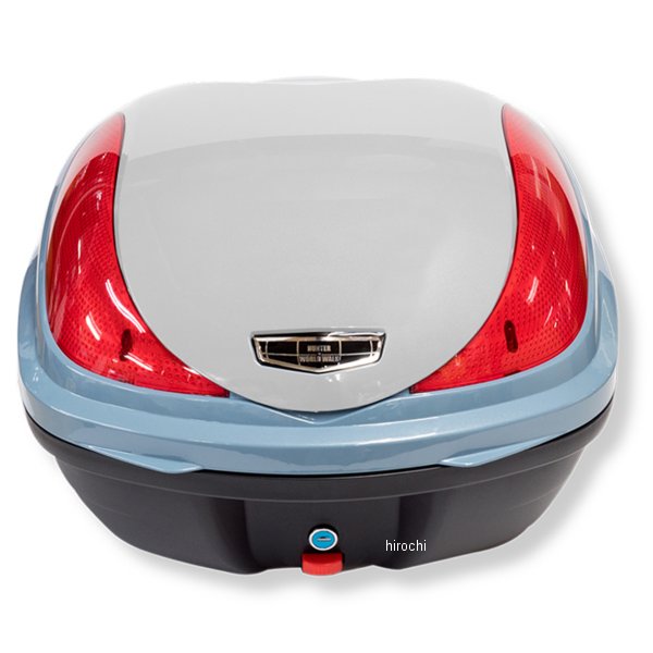 純正色2色塗装リアボックス ダックス125 パールカデットグレー/アキュレイトシルバー