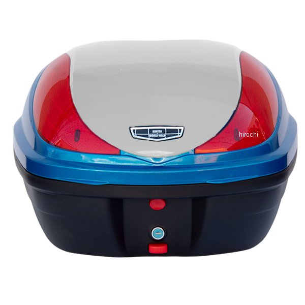 純正色2色塗装リアボックス ダックス125 パールグリッターリングブルー/アキュレイトシルバー