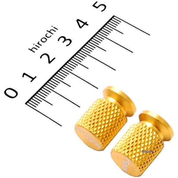 アルミバルブキャップ CT125 ハンターカブ ゴールド