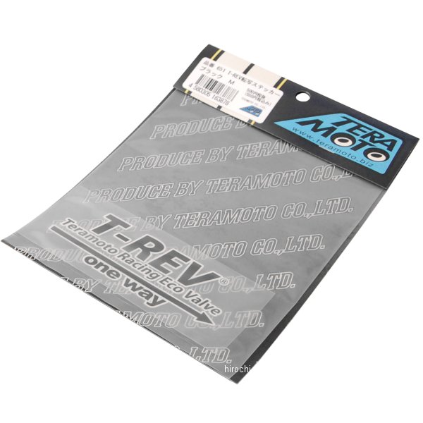 テラモト TERAMONO T-REV 転写ステッカー 黒 Mサイズ
