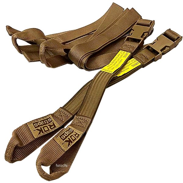 ロックストラップ ROKSTRAPS MCストレッチストラップ コヨーテタン 2本入り