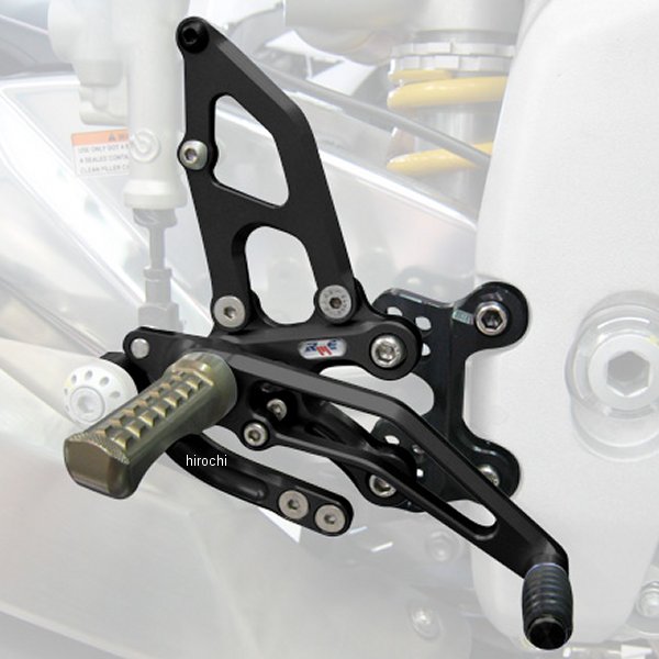 バックステップ EVO-S APRC不可 09年-15年 アプリリア RSV4 黒