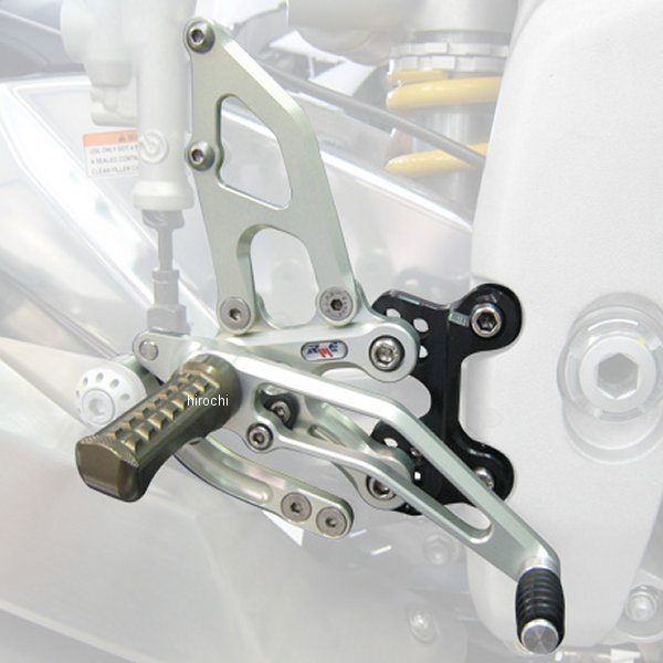 バックステップ EVO-S 09年-14年 BMW S1000RR シルバー