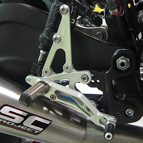 バックステップ EVO 15年 MT-07 シルバー