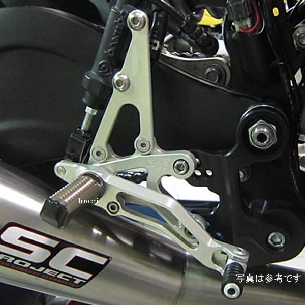 バックステップ EVO 15年 MT-07 黒